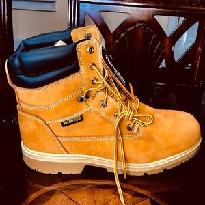 steel toe shoes extra wide width